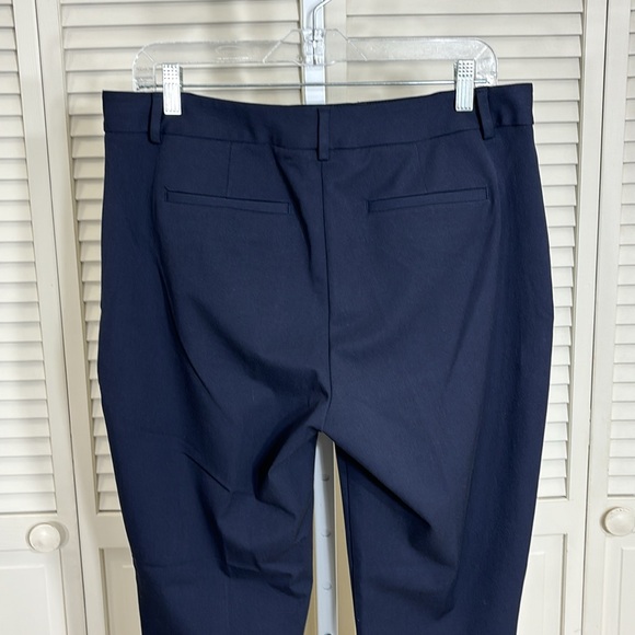 NWT Reiss Joanne Slim Navy Blue Trouser Pants Size 10 Regular - Picture 9 of 13